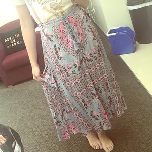 Pandora Print Midi Skirt